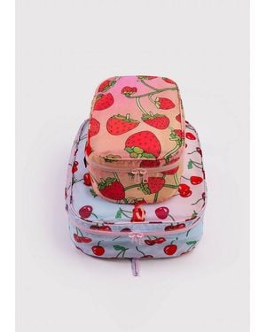 BAGGU Fruit Packing Cube Set At Urban Outfitters - Red