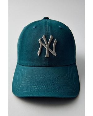 Mitchell & Ness Mlb New York Yankees Tonal Logo Dad Hat - Blue