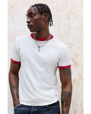 BDG Ecru Slub Ringer T-shirt - White
