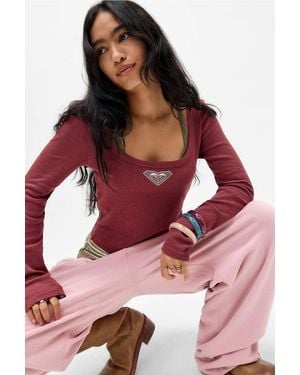 Roxy Uo Exclusive Layered Long Sleeve Thermal T-shirt