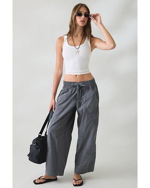 Lioness Fever Low-Rise Baggy Cargo Pants - Grey