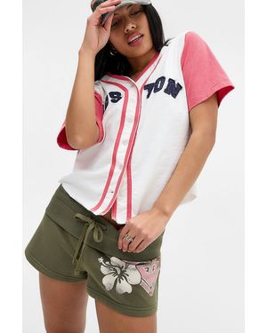 Roxy Uo Exclusive Jersey Micro Shorts - Green