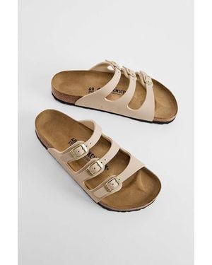 Birkenstock Sandcastle Birko-flor Florida Sandals - Natural