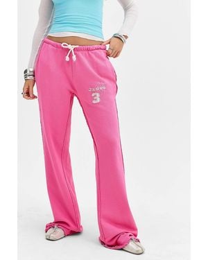 Jaded London Pink Cleo Slouchy Bootcut Joggers