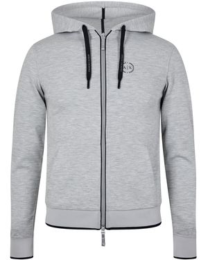 ARMANI EXCHANGE Logo Hoodie - Grey