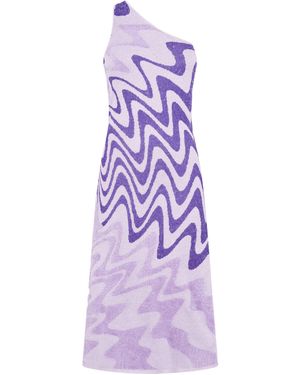 House Of Sunny Wannabe Hockney Dress - Purple