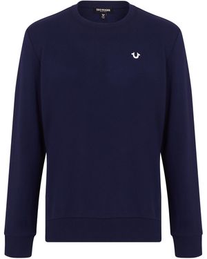 True religion metal logo sweatshirt sale