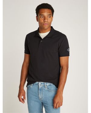 Calvin Klein Badge Polo - Black