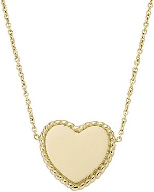 Fossil Drew Stainless Steel Necklace - Metallic