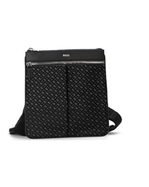 BOSS Zair Envelope Cross Body Bag - Black