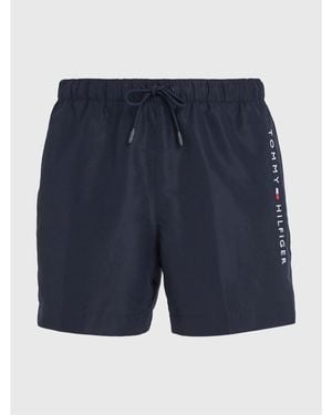 Tommy Hilfiger Medium Drawstring Swim Shorts - Blue