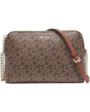 DKNY Bryant Dome Cross Body Bag - Brown