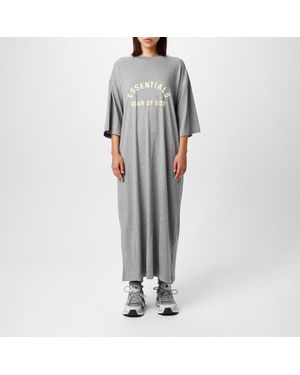 Fear Of God 3 4 Sleeve Dress - Grey