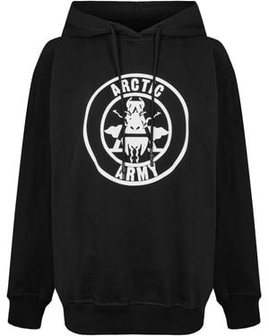 ARCTIC ARMY Logo Hoody - Black