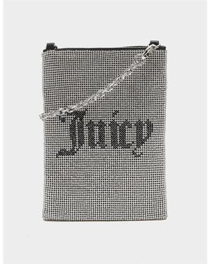 Juicy Couture Diamonte Cross Body Bag - Grey