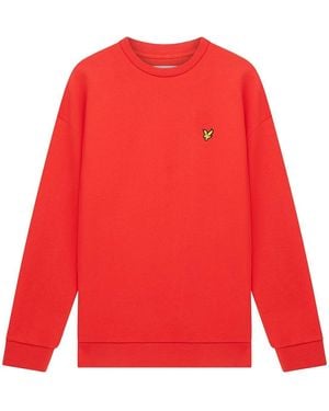 Lyle & Scott Overszed Swtsht - Red