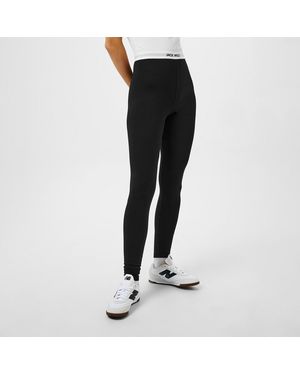 Jack Wills Redbrook Logo Waistband Leggings - Black