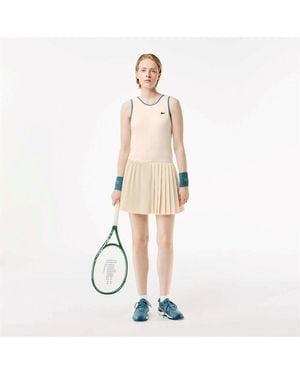 Lacoste Ultra Dry Tennis Dress - Natural