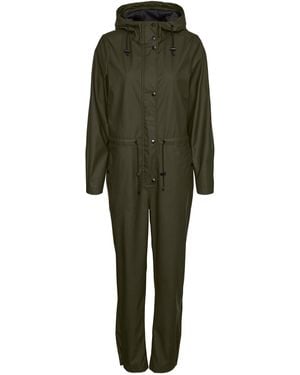 Vero Moda Coated Jumpsuit - Green