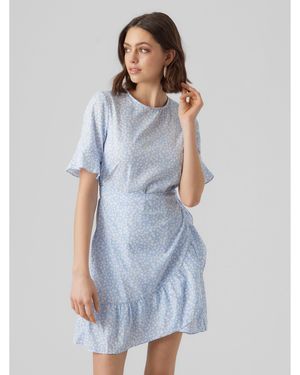 Vero Moda Henna Mini Dress - Blue