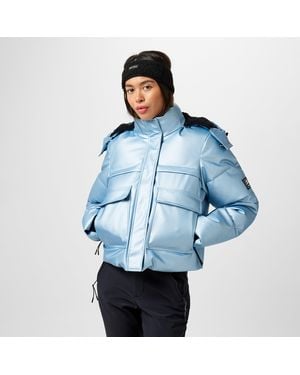 Jack Wills Jw Cropped Puffer - Blue