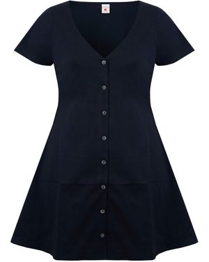 SoulCal & Co California Soul Button Up Dress - Blue