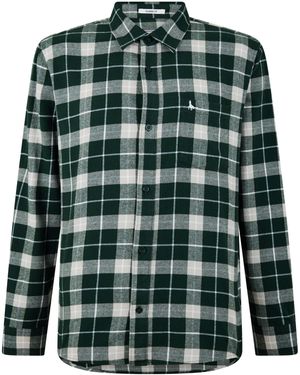 Jack Wills Jw Check Shirt - Green