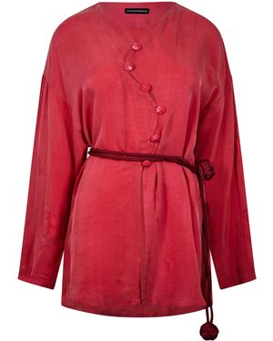 Emporio Armani Loose Shirt - Red