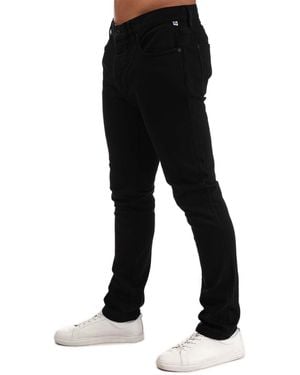 Pretty Green Castlefield Skinny Fit Jeans - Black