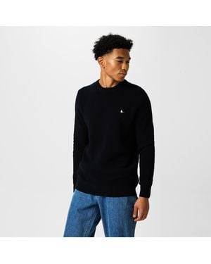 Jack Wills Jw Stitch Crew Neck Jumper - Black