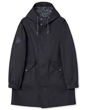 Pretty Green Pg Walker Ovsz Parka Sn44 - Blue