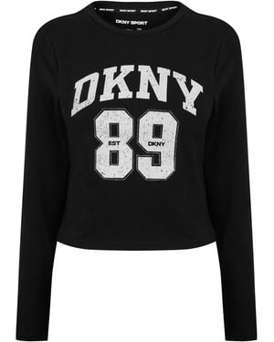 DKNY 1989 Logo Ls - Black