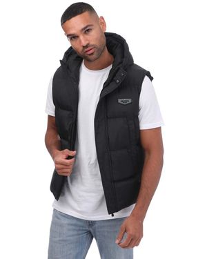 Belvotti Milano Cyrus Hooded Gilet - Black