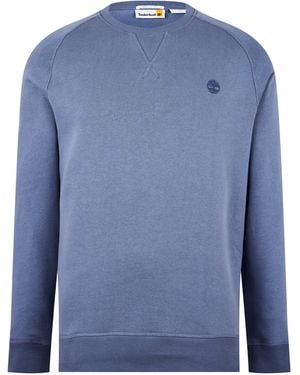 Timberland Exeter River Brushed Back Crew Swea - Blue