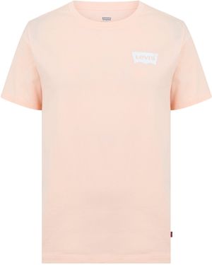 Levi's Varsity Circle T Shirt - Pink