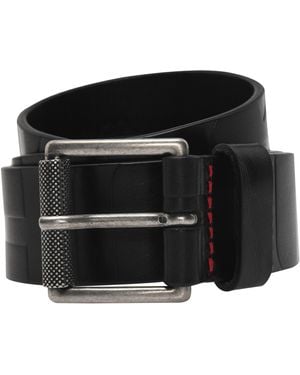 HUGO Leather Belt - Black