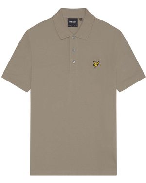 Lyle & Scott Basic Short Sleeve Polo Shirt - Grey