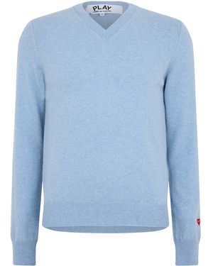 COMME DES GARÇONS PLAY Knit Top - Blue