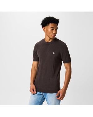 Jack Wills Jw Knitted T Shirt - Black