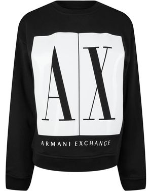 ARMANI EXCHANGE Ax Felpa - Black