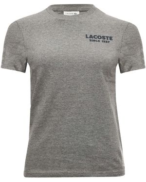 Lacoste Womenss T-Shirt - Grey