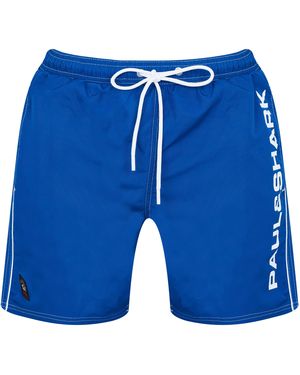 Paul & Shark Vertical Logo Trunks - Blue