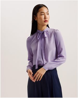 Ted Baker Ted Hazelll Shirt Ld99 - Purple