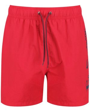 Ben Sherman Boulder Swim Shorts - Red