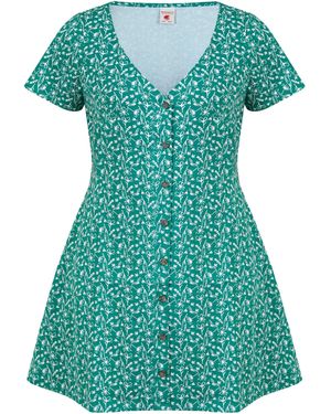 SoulCal & Co California Soul Button Up Dress - Blue