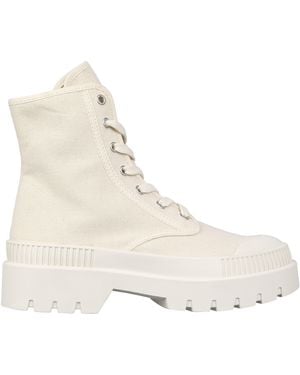 Kangol High Top Boots - Natural