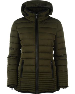 Firetrap Luxe Bubble Jacket in Black Lyst UK