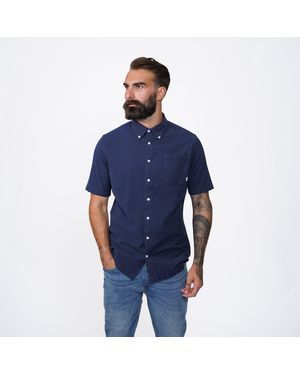 Firetrap Classic Oxford Short Sleeve Shirt - Blue