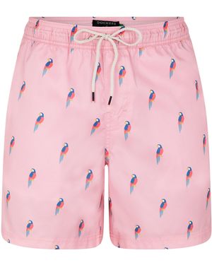 Dockers 7 Inch Swim Shorts - Pink