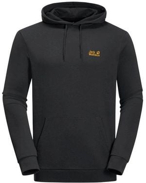 Jack Wolfskin Jw Essential Oth Hoodie - Black